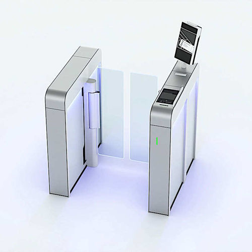 Puerta de embarque automática con lector de tarjetas - Argus Air XS - dormakaba - con lector biométrico / para aeropuerto