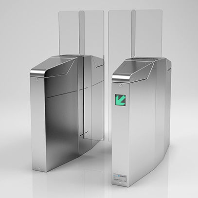 Puerta de acceso giratoria - MPH 112 (Standard)	 - Magnetic Autocontrol Group - automática / de vidrio / para aeropuerto