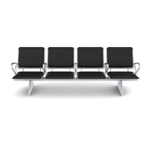 Asiento con estructura modular para aeropuerto - Zenky Classic - Zoeftig - 3 plazas / 4 plazas / 1 plaza