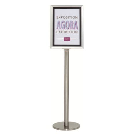 Panel publicitario - GUIDFLEX INFO A3 CR - Caddie - estático / para terminal de aeropuerto / de pie