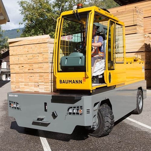 Carretilla elevadora eléctrica - EGX series - Baumann Srl - con operador sentado / con 4 ruedas / lateral