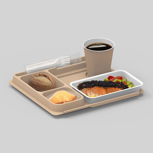 Bandeja para cabina de avión - Clip Ltd - de papel / de un solo uso