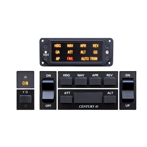 Piloto automático para avión de línea - Century 41  - Century Flight Systems lnc. - de dos ejes / con AutoTrim