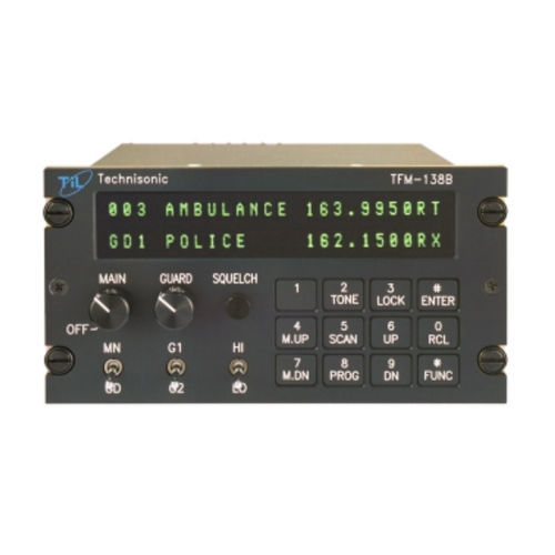 Panel de audio VHF - TFM-138  - Technisonic Industries Ltd. - para avión / montado en panel