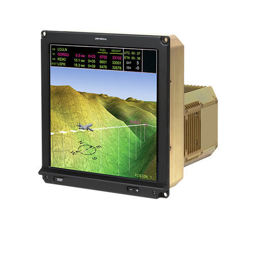 PFD para avión - EFI-890R - Universal Avionics Systems Corp. - para equipamiento de cockpit / LCD / retroiluminación LED
