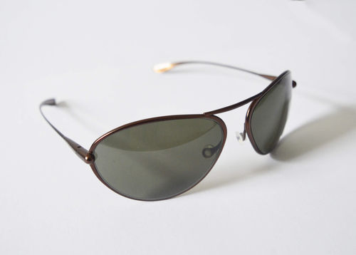 Gafas de sol - 0860 - Bigatmo - para piloto / de metal / de titanio