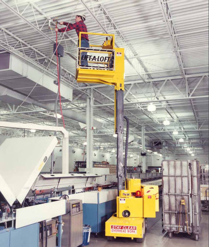 Plataforma elevadora de mantenimiento - VAL15-28 - Lift-A-Loft Corporation - de columna / de un mástil