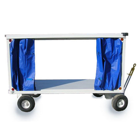 Carro de equipaje para el apoyo desde tierra - CBC 5010 - Par-Kan Company - con 4 ruedas / con lona / sellado