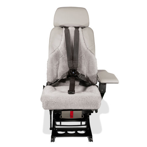 Asiento para cabina de avión - 1114  - B/E Aerospace Fischer GmbH - para piloto / con reposabrazos / con reposacabezas ajustable