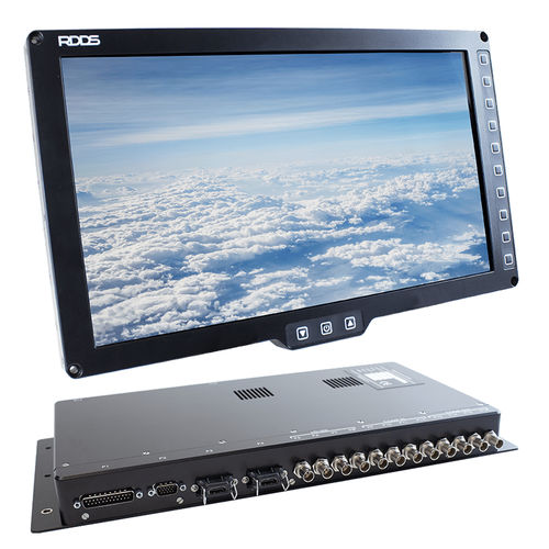 Pantalla para cabina de avión para instrumento de aviónica - LCD1713 - RDDS Avionics Limited - 1920 x 1080 / HD / con visualizador de LED