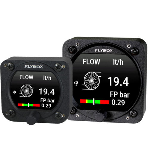 Horizonte artificial electrónico - Omnia series - Flybox Avionics - con luz / con motor eléctrico
