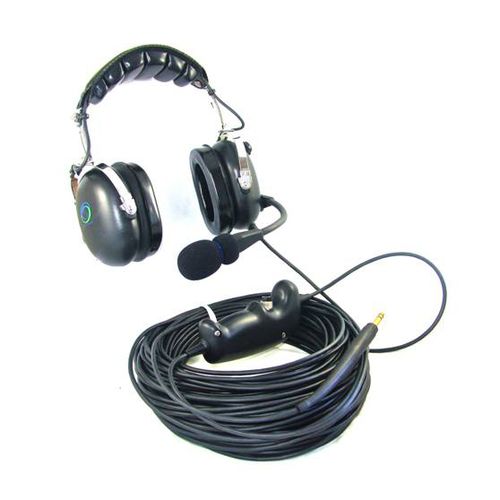 Casco con micrófono para avión - AN-2001A - Nicepower Tech Inc - para el apoyo desde tierra / antirruido / con cable