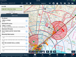 Software de cálculos - AvPlan EFB - para la aeronáutica / para iPhone®