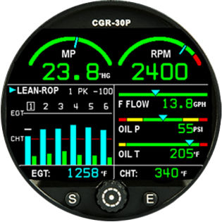 Tacómetro electrónico - CGR-30P - Electronics International - TSO / con luz