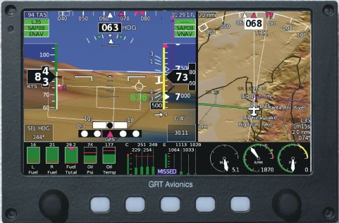 EFIS para avión - Sport EX - GRT Avionics