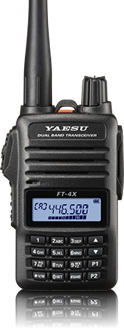 Panel de audio - FT-4XR - Yaesu USA