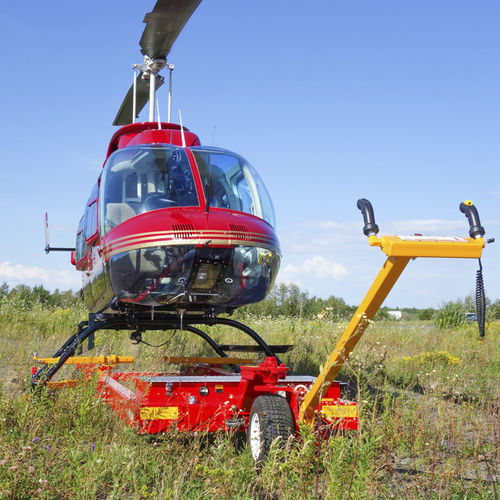 Tractor de remolque - V1030 - Helitowcart - para helicóptero / eléctrico / sin barra de remolque