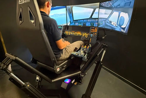 Simulador de vuelo - 6DOF A320 - Elite Simulation Solutions - de movimiento / de avión / IFR