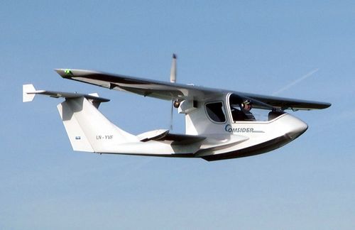 Hidroavión de turismo - OMSIDER - Atec v.o.s. - monomotor / de motor de 4 tiempos / de canoa