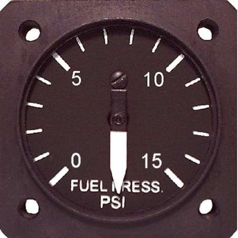 Indicador de presión - T04112U series - UMA Instruments - analógico / de combustible / para avión