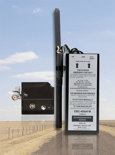 Radiobaliza de socorro para helicóptero - EBC 406APHM - Emergency Beacon Corp. - portátil / resistente al agua