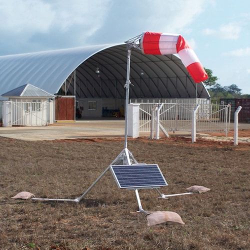 Cono de viento para aeropuerto - S186 - ARC Aviation Renewables Corp. - para helipuerto / con mástil / con iluminación interna