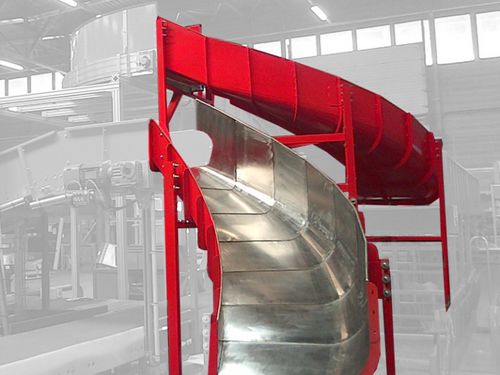 Transportador de bandas - SLF - TS - Self Trust - para equipaje / modulable / vertical