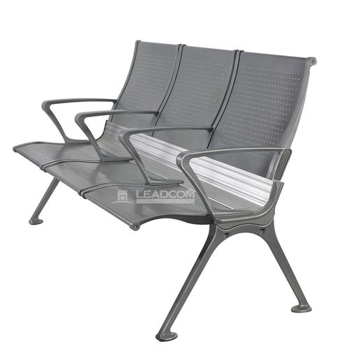 Asiento con estructura modular para aeropuerto - TRIMAX 531 - Leadcom Seating - 3 plazas / de metal / con reposabrazos