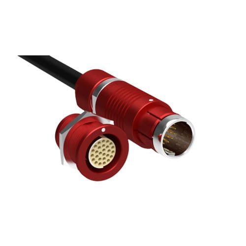 Conector de alimentación eléctrica - Core Series AluLite™ - Fischer Connectors - de datos / para aeronave / para dron