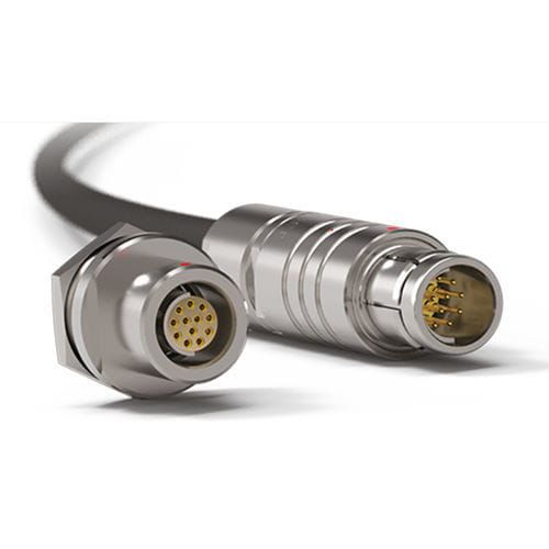 Conector audio/vídeo - Core Series Stainless Steel - Fischer Connectors - híbrido / de alimentación eléctrica / de datos