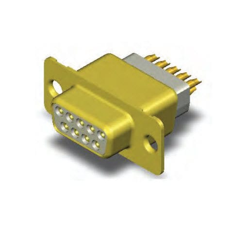 Conector PCB - FR165 - C & K - para aeronave / D-sub / recto
