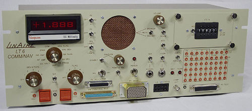 Tester de NAV/COM - LT-6  - LinAire  - para la aeronáutica / digital