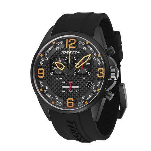 Reloj Aviator - T18CF1IP45RB - Torgoen  - cronógrafo / de cuerda automática / de cuarzo