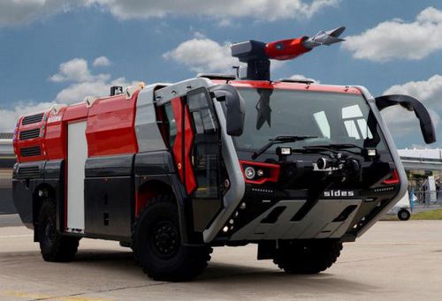 Vehículo de extinción para aeropuerto - TITAN T26-650 - Sides - de intervención rápida / 4x4 / con lanza telescópica