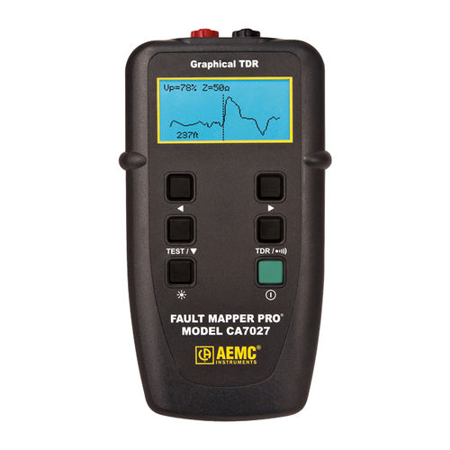 Tester de impedancia - CA7027 - AEMC Instruments  - de cables / para la aeronáutica / portátil