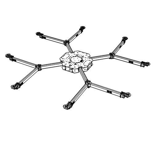 Dron profesional - Octo Pro - Gryphon Dynamics - para la seguridad civil / para toma de imágenes aéreas / de cartografía