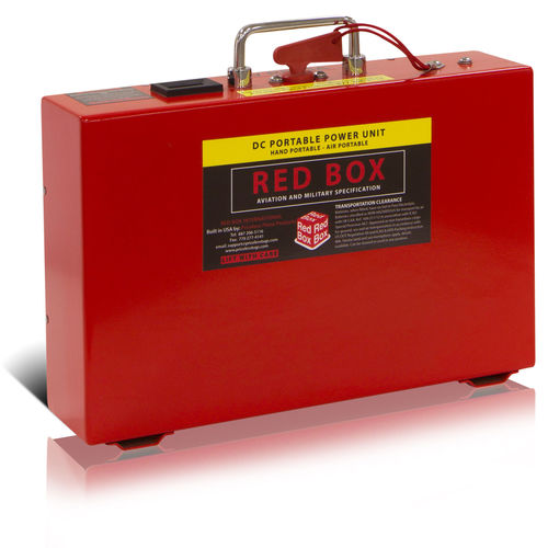 Grupo de arranque en tierra alimentado por batería - RB25A - RED BOX INTERNATIONAL LTD. - fijo / para avión / DC