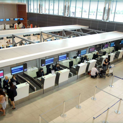 Mostrador de facturación - Amerigo Vespucci Firenze  - CUTINI GROUP SRL - de información / de embarque / para aeropuerto