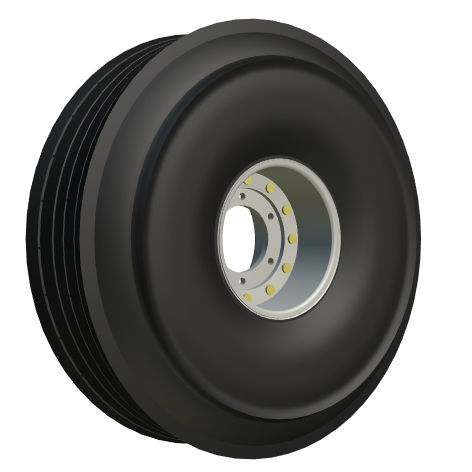 Neumático para avión ligero - WT-70252 - Stomil-Poznan - tren principal / 15" / 6,3"