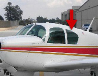 Ojo de buey para avión ligero - CBA-234 - Cee Bailey's Aircraft Plastics - de color