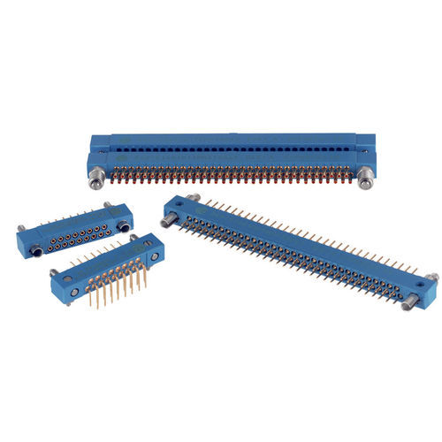 Conector para tarjeta electrónica - KN series - Smiths Connectors - para aeronave / rectangular / recto