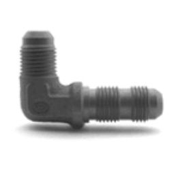 Racor roscado - AS1038 - B&E Manufacturing Company - codo de 90º / para aire y gas / para fuel