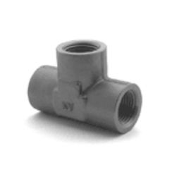 Racor roscado - AS4857 - B&E Manufacturing Company - en T / para aire y gas / para fuel