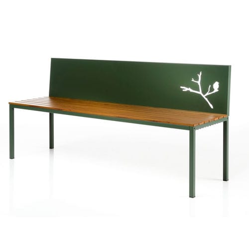 Banco para aeropuerto - BIRDY - Altek Italia Design Srl - de metal