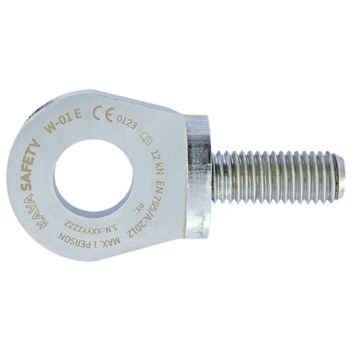 Plaqueta de anclaje anticaídas de acero inoxidable - W-01 E - Kaya Yapi Sanayi - de hormigón