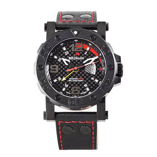 Reloj para vuelo libre - AG-B1-13 - BIRDMAN® International Ltd. - Aviator / con dos husos horarios / con altímetro