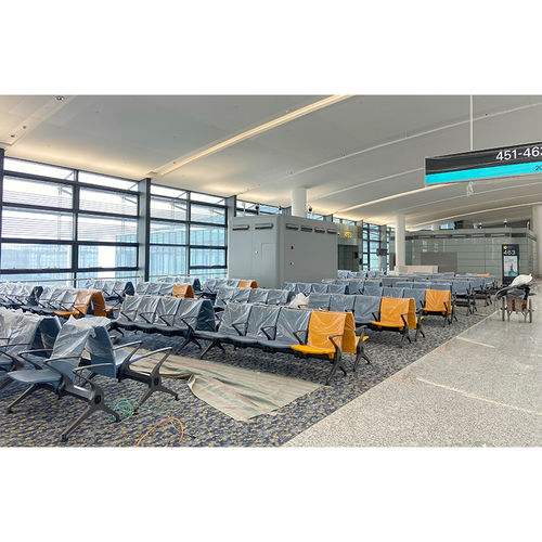 Asiento con estructura modular para aeropuerto - SJ9501-1 - Guangdong Oshujian Furniture Manufacturing Co., Lt - 3 plazas / 4 plazas / para 2 personas