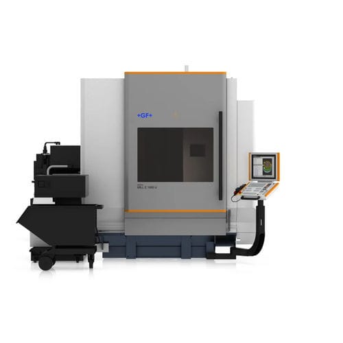 Fresadora CNC - MILL E 1 series - GF Machining Solutions - Step Tec - vertical / para la aeronáutica / 5 ejes o más