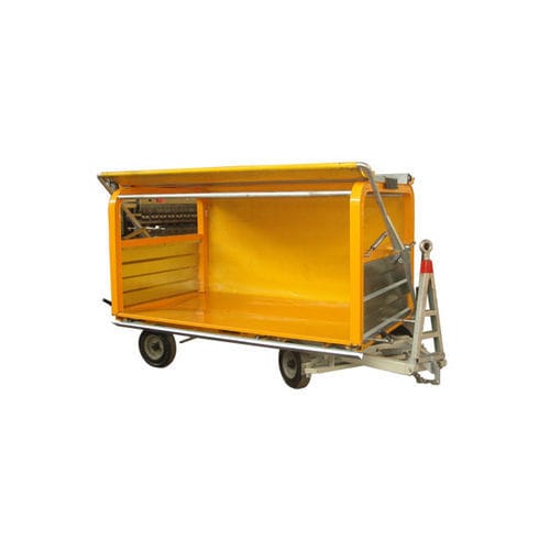 Carro de equipaje para terminal de aeropuerto - CBL  - Lima Trade srl - con 4 ruedas / abierto