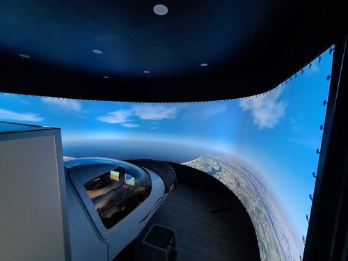 Simulador de vuelo - Diamond DA42 NG - SoftekSim - de prácticas / en cabina / de base fija